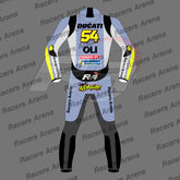 Fermin Aldeguer MotoGP 2025 Gresini Ducati Motorcycle Leather Racing Suit Back